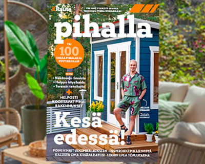 Kuvassa uuden pihalla-lehden kansi.