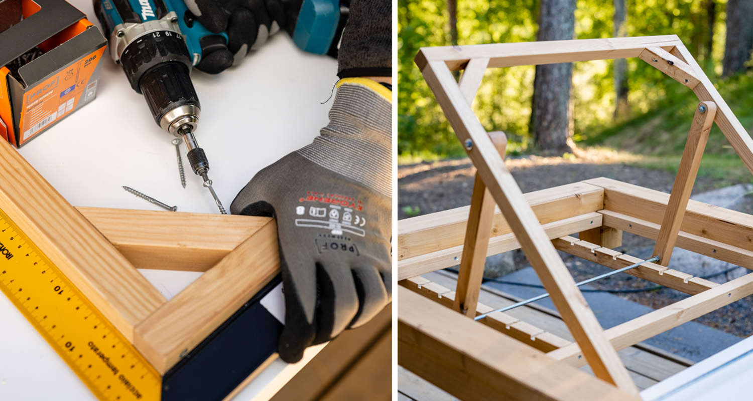 Daybedin työvaiheet 5 ja 6