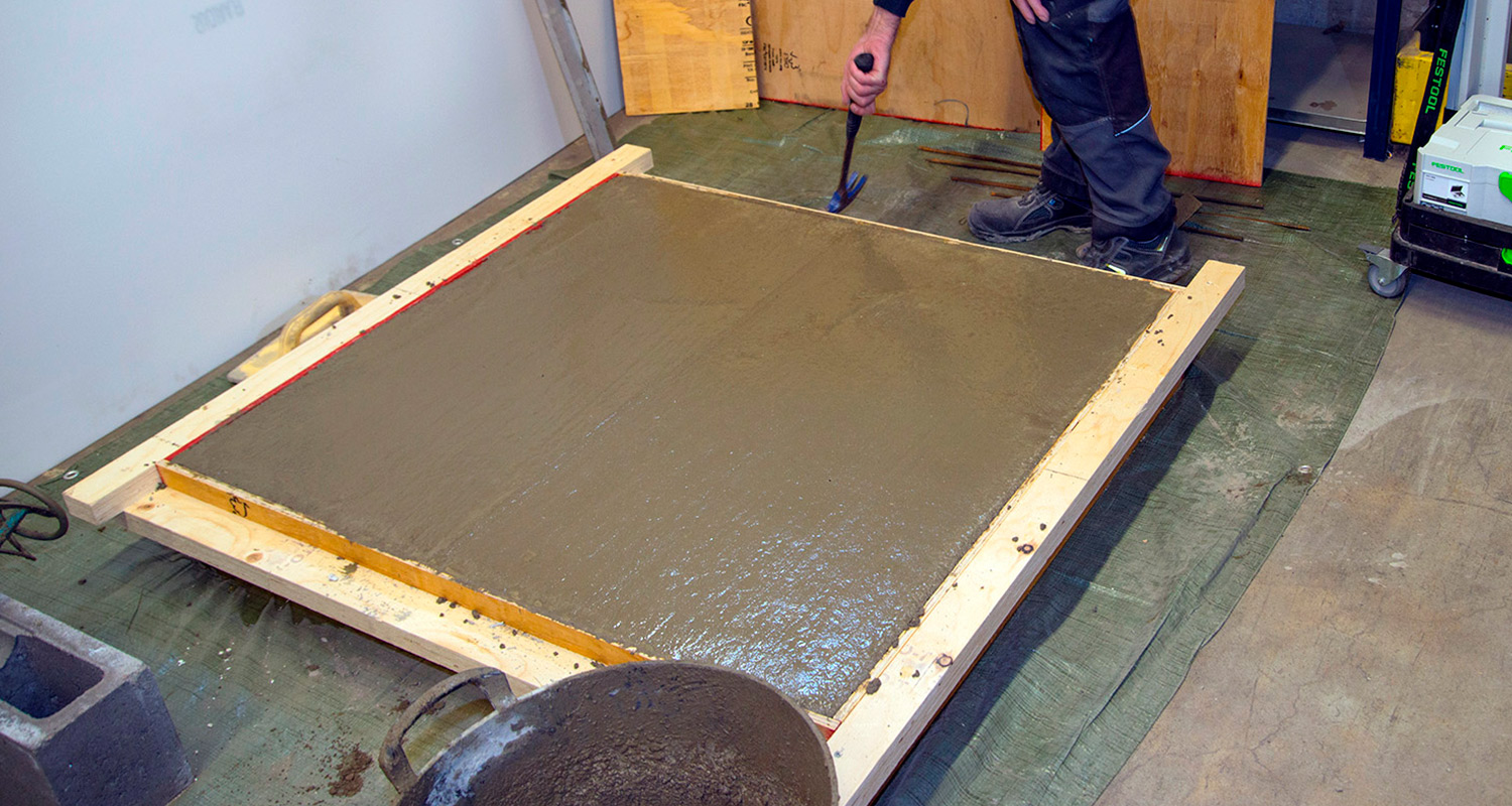 Pizzauunin teon työvaihe 3