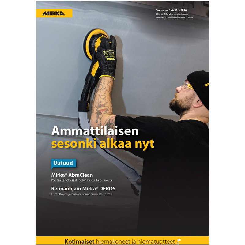 Kuvassa Mirkan kevätkuvaston uusi kansi.