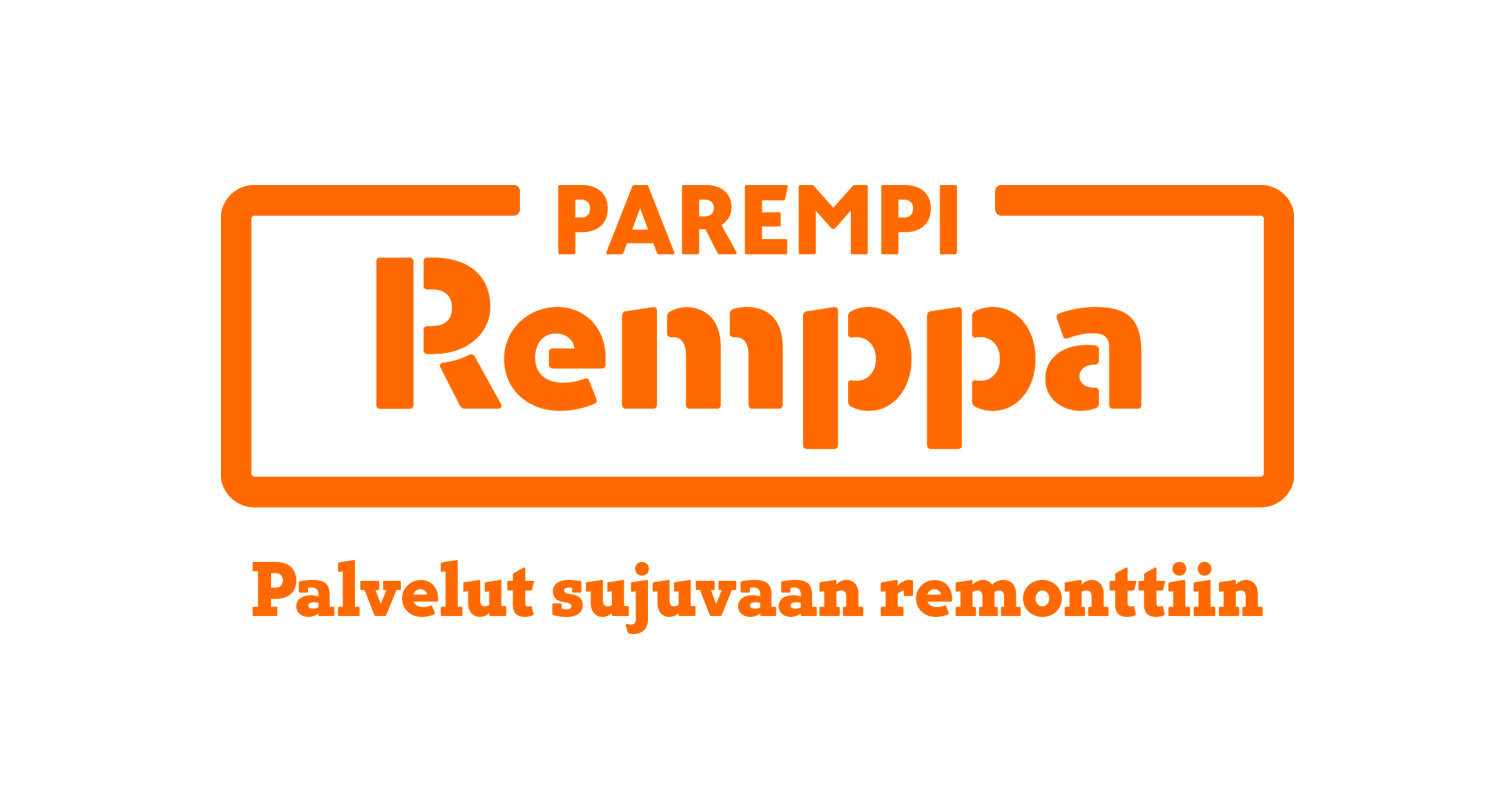 K-Raudan palvelut sujuvaan remonttiin. Kuvassa K-Raudan Parempi Remppa -logo.
