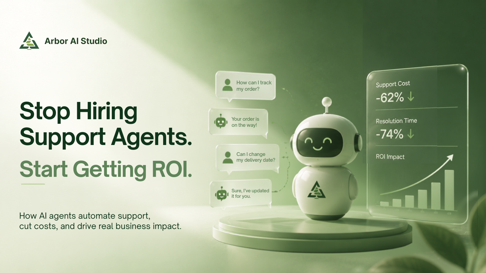 Customer Support Automation ROI | Arbor AI Studio