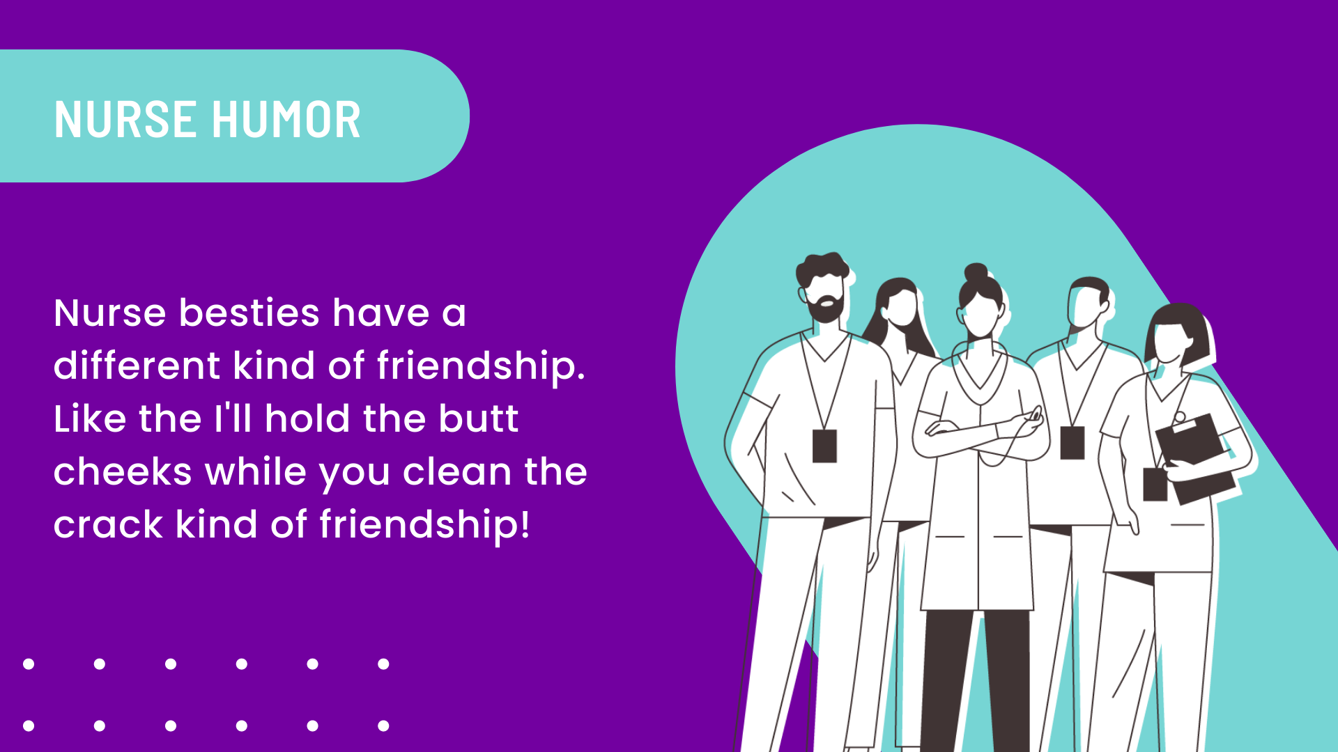 An illustration that explains how nurse besties have a different kind of friendship.
