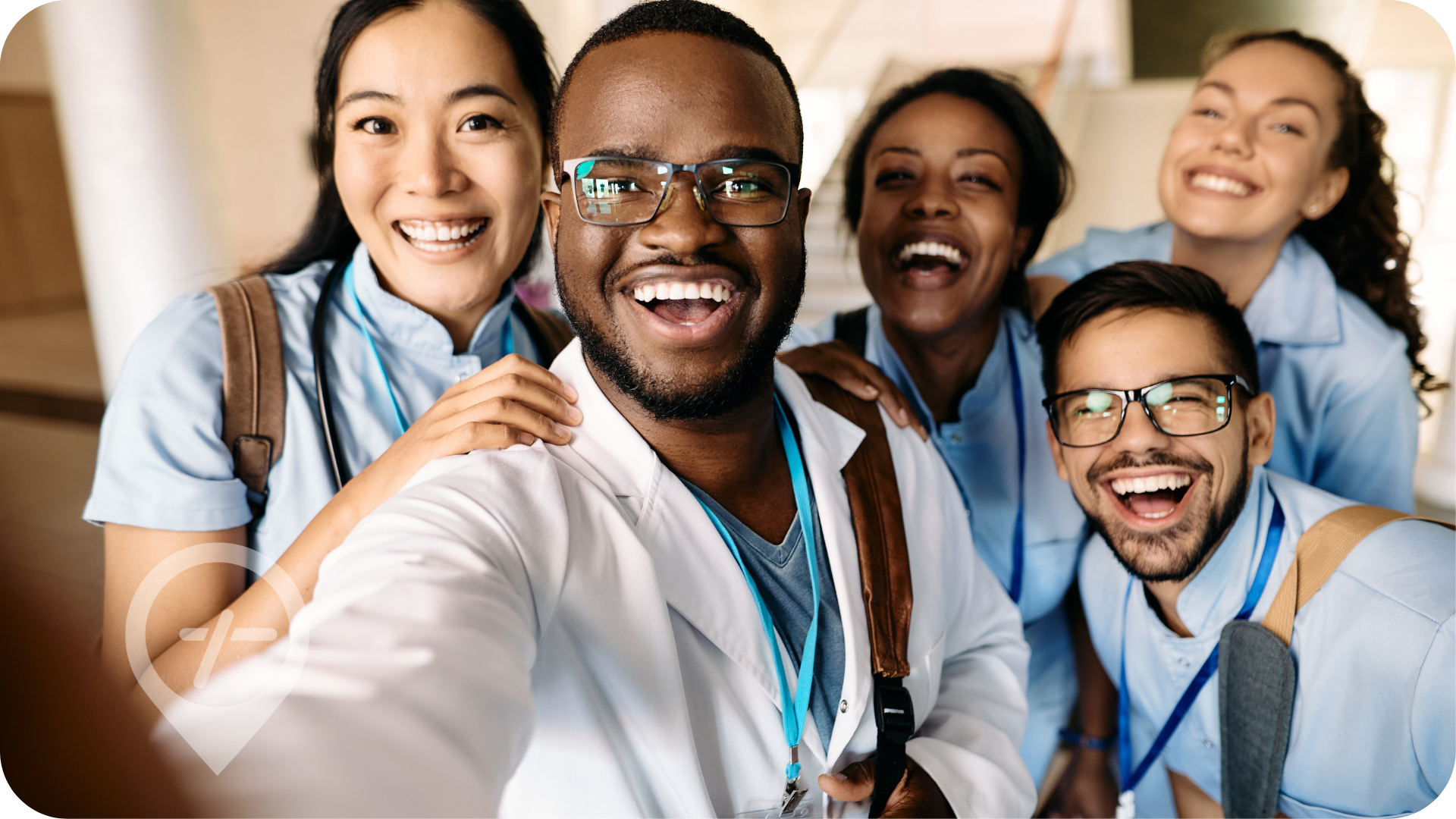 Diverse group of medical staff