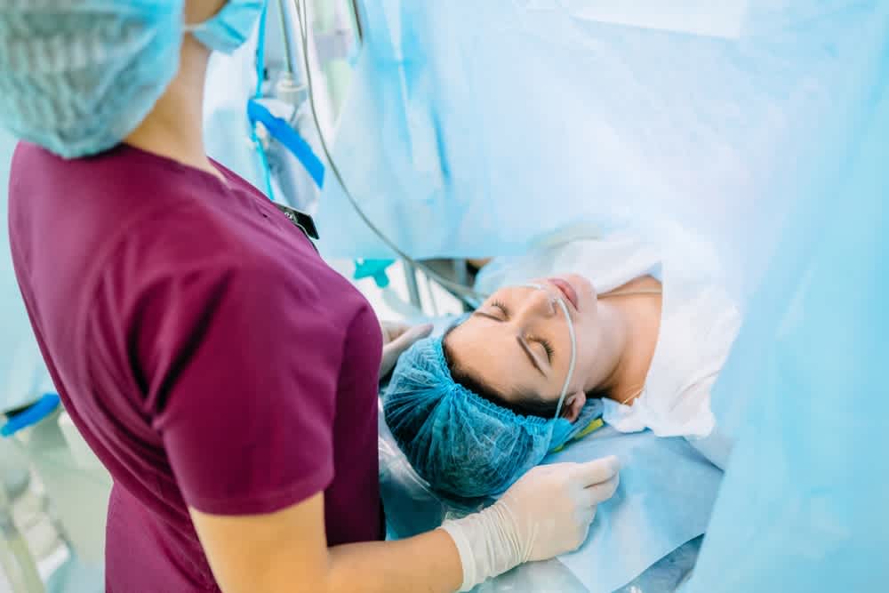 CRNA in the operating room