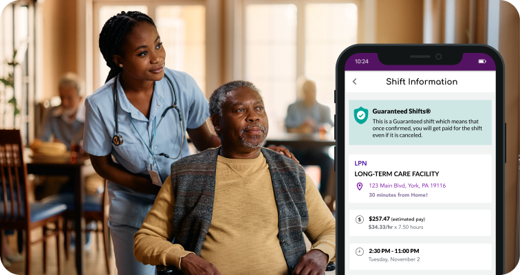 //images.ctfassets.net/5ghoewqh73wu/3ESg2FYcISRIfiPDyPDafd/88bac35e55a545c6e580c494d2f541d8/App_Guaranteed_Shift_Female_CNA_helping_male_patient.png
