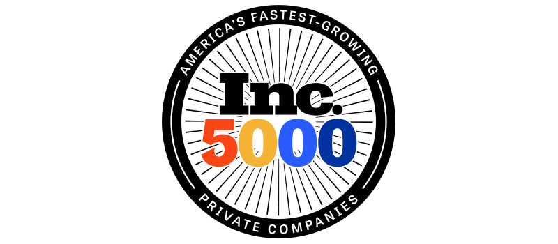 Inc. 5000 winner logo for 2022