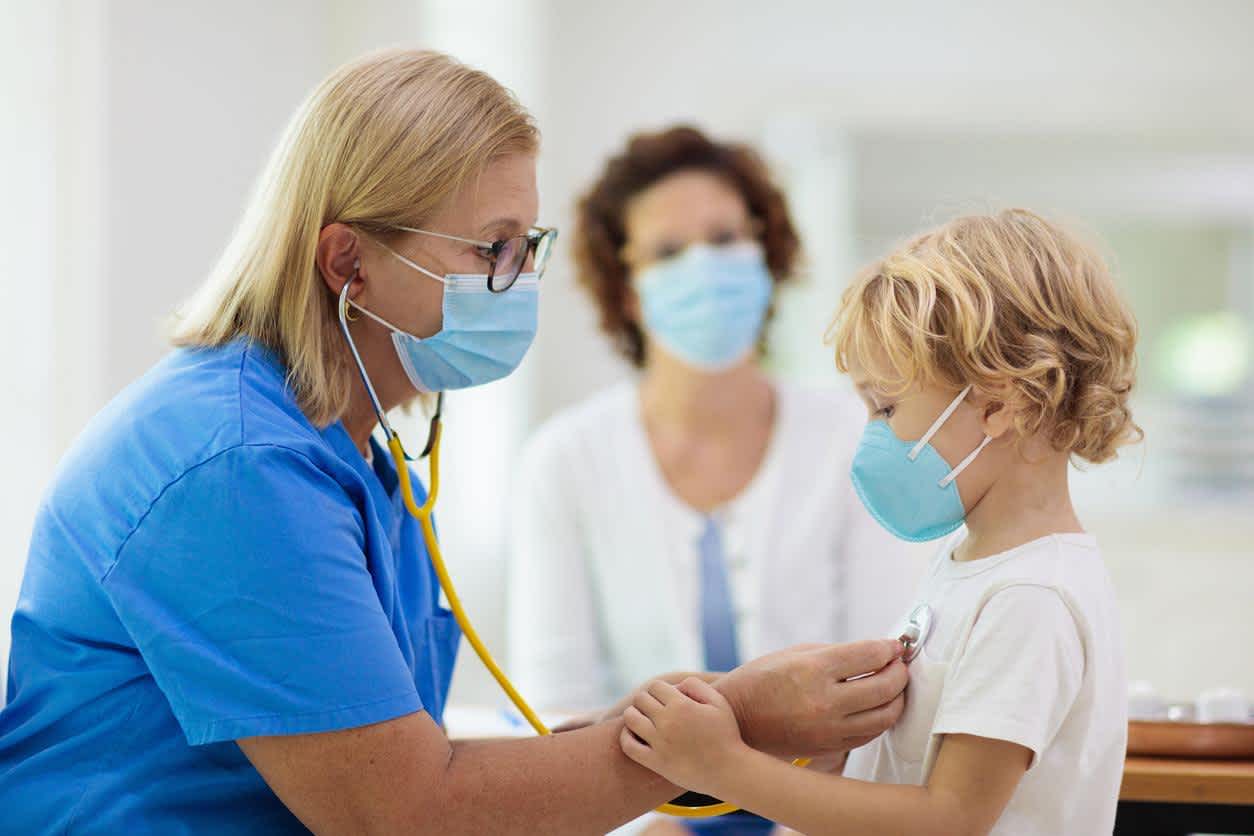 Pediatric Nurse with a child in the hospital