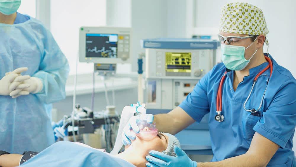 PACU Nurse Working In Post-Anesthesia Care Unit