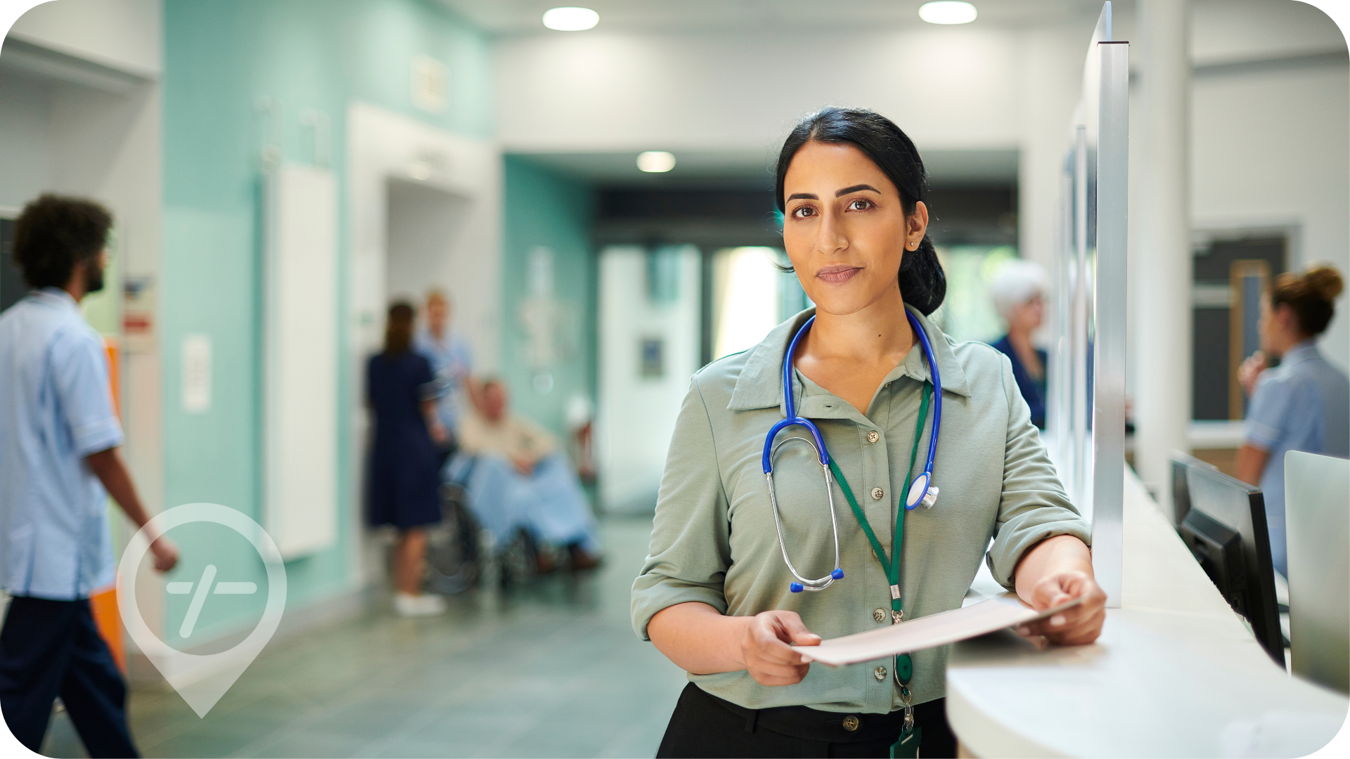Hospital executive reviews workforce marketplace options.