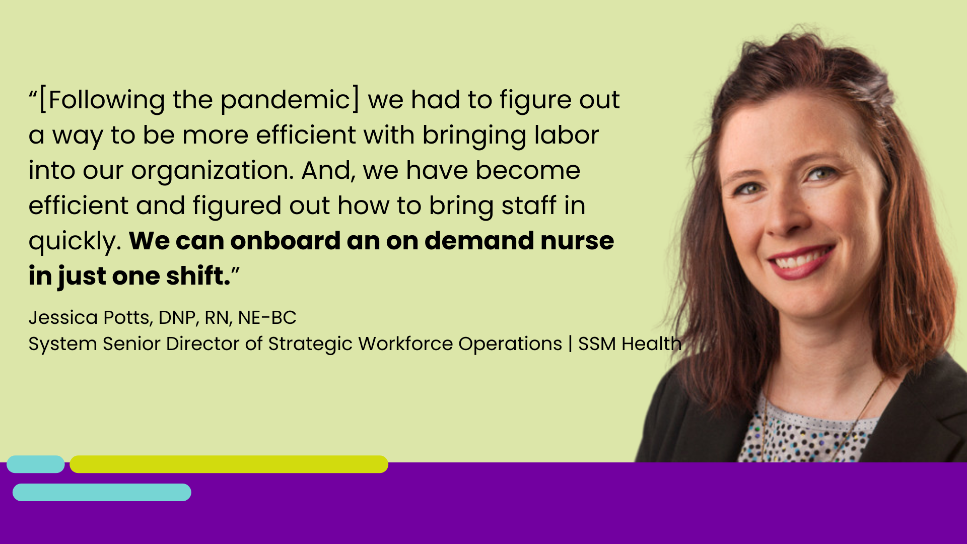 Implementing on demand flexible staffing model at SSM Health