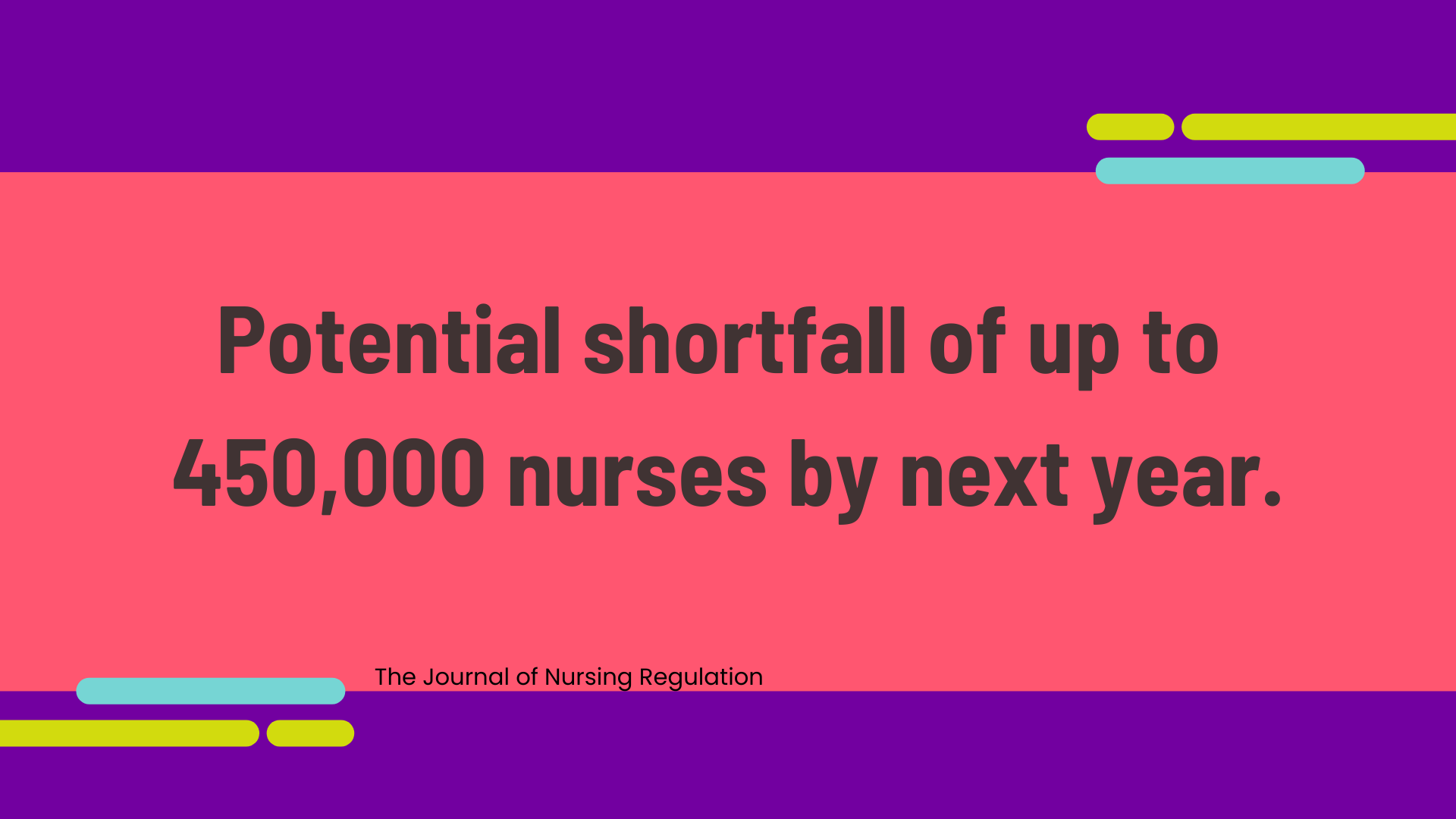 Nursing shortage projection: 450,000 nurse shortfall by 2025