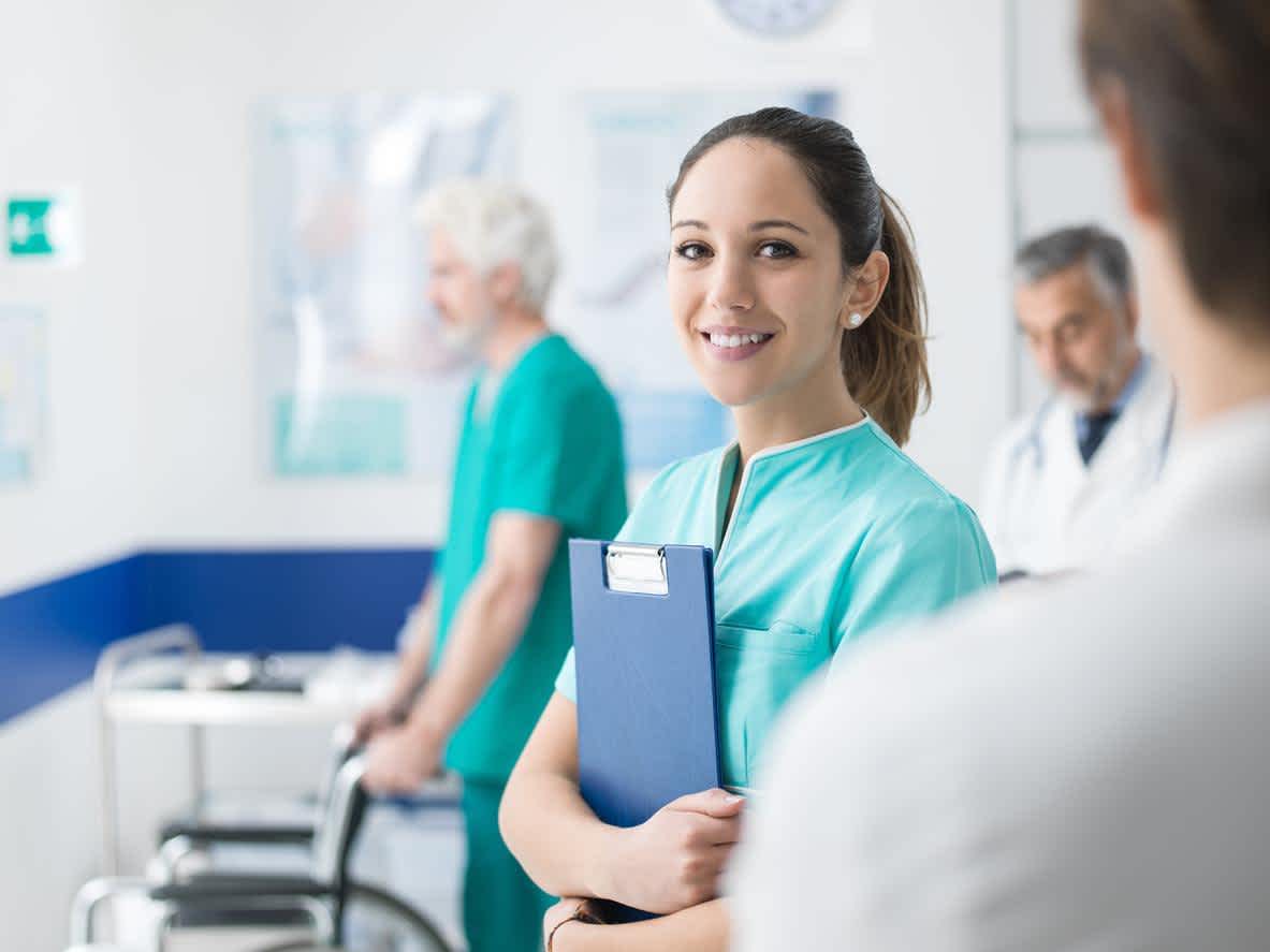 Nurse in a clinical