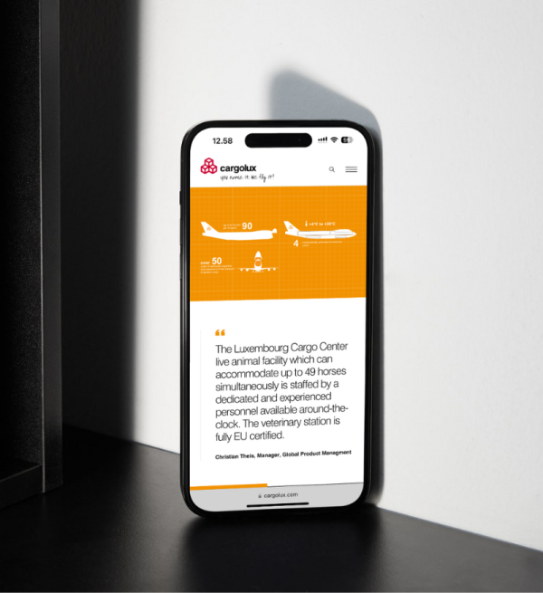 cargolux website solution