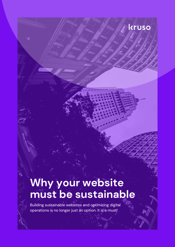 Building sustainable websites and optimizing digital operations is no longer just an option. It is a must!