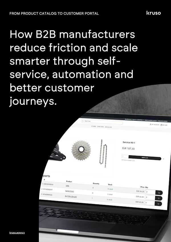 How B2B manufacturers reduce friction and scale smarter through self-service, automation and better customer journeys.