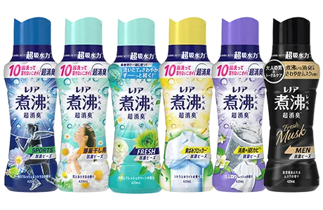 レノア煮沸レベル消臭抗菌ビーズ ラインナップ