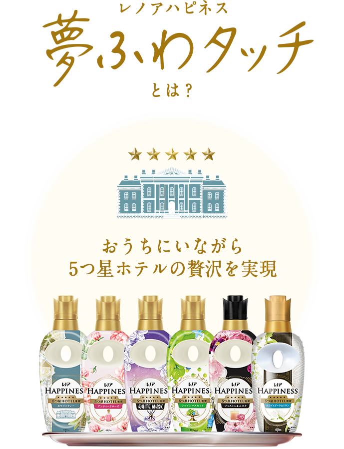 レノアの柔軟剤とビーズ/レノアハピネス