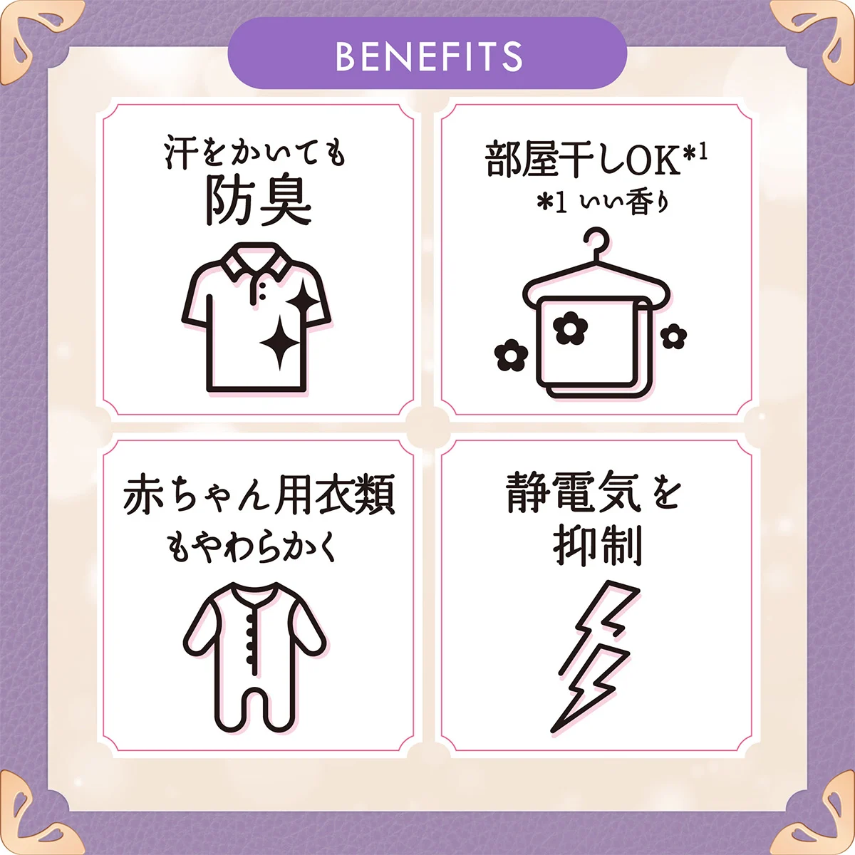 ハピネスのBenefits