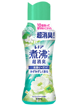 レノア煮沸レベル消臭抗菌ビーズ 太陽とフレッシュグリーンの香り