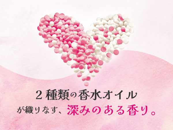 2種類の香水オイルが織りなす、深みのある香り。