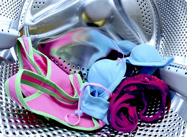 Take care when drying delicate bras in dryer