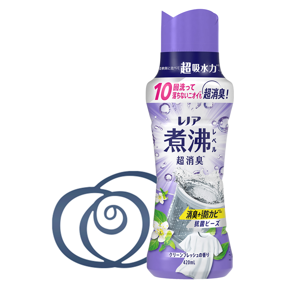 レノア　煮沸レベル　消臭　抗菌ビーズ  シャワーフレッシュの香り レノア煮沸レベル消臭抗菌ビーズ クリーンフレッシュの香り