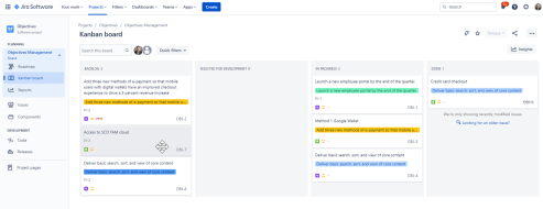 Kanban board