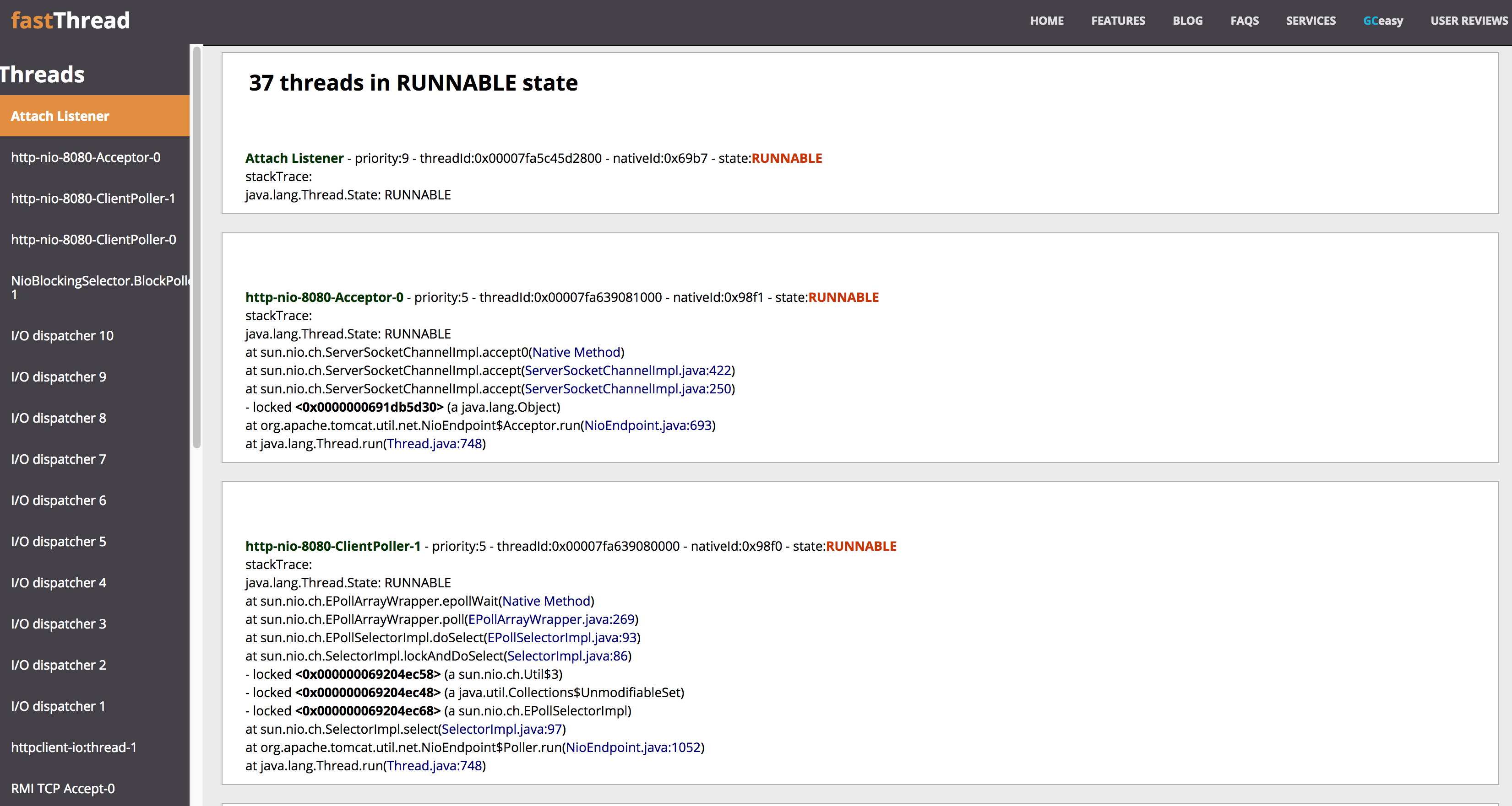 How to take thread dumps and analyze them 1