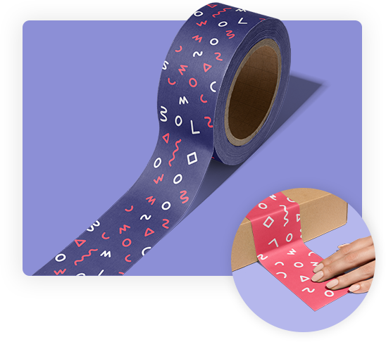 Custom Water Activated Packing Tape noissue