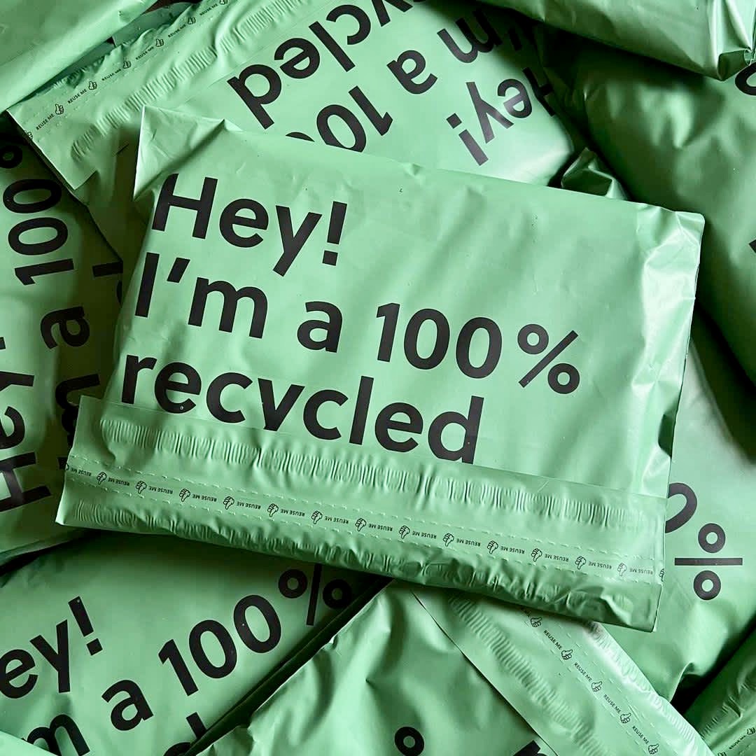 100% compostable biodégradable Poly Mailer sacs d'expédition