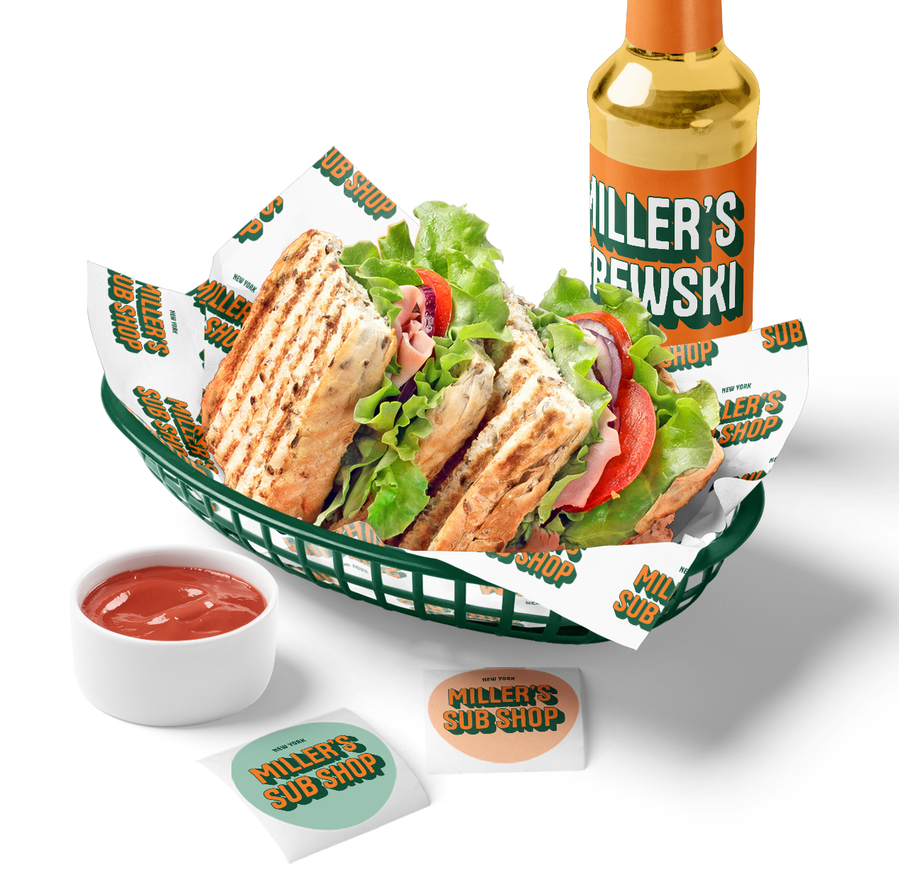 Custom Food Basket Liners noissue