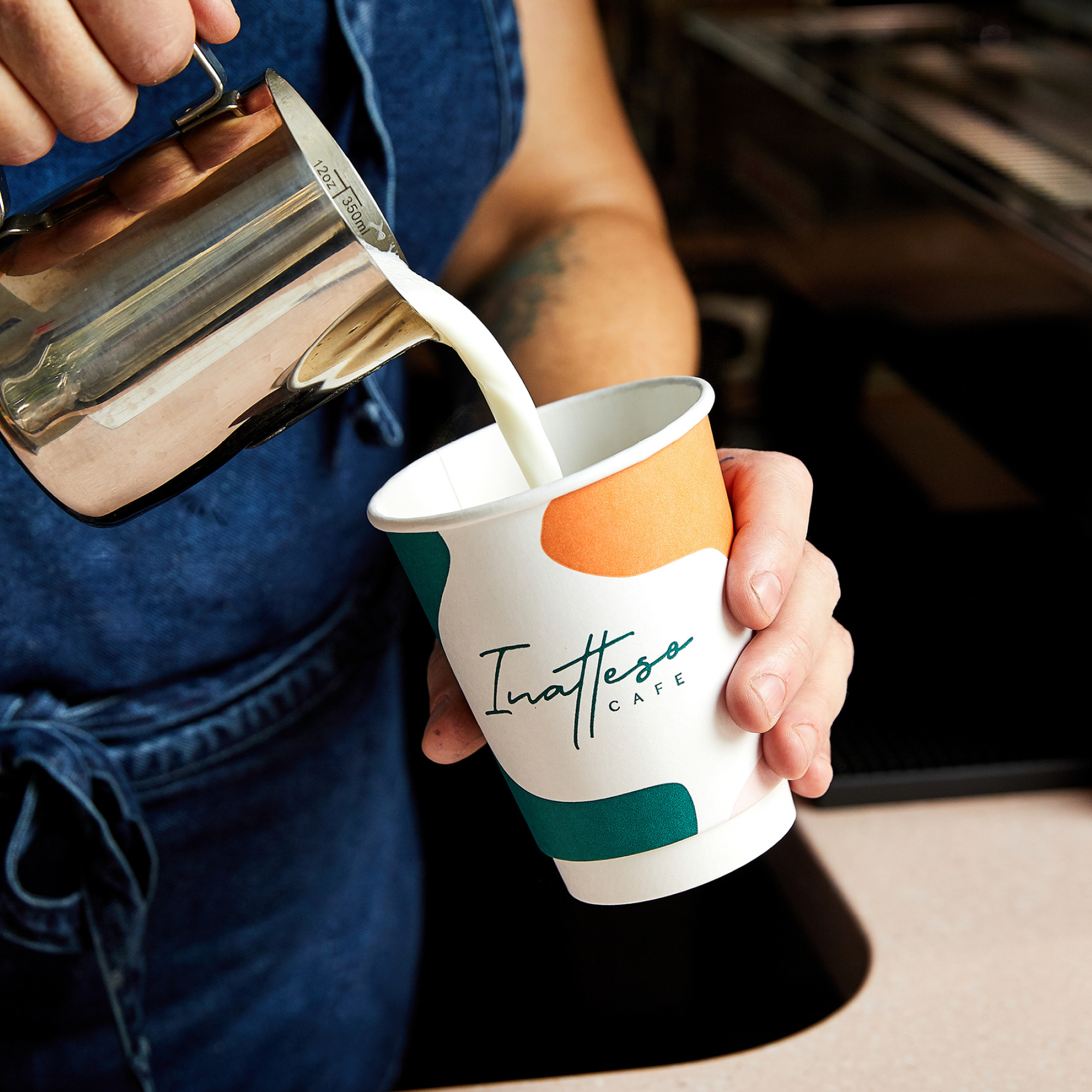 Latte Groove Pre-Printed Cup Sleeves