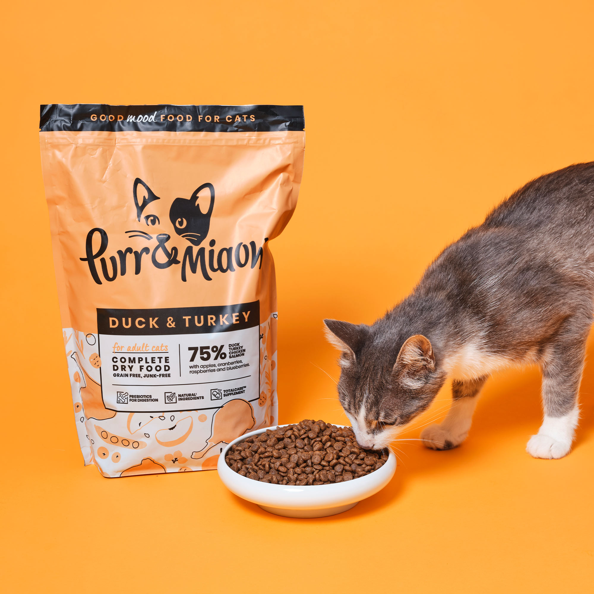 Purrandmiaowturkeyandduckhealthfoodforcats