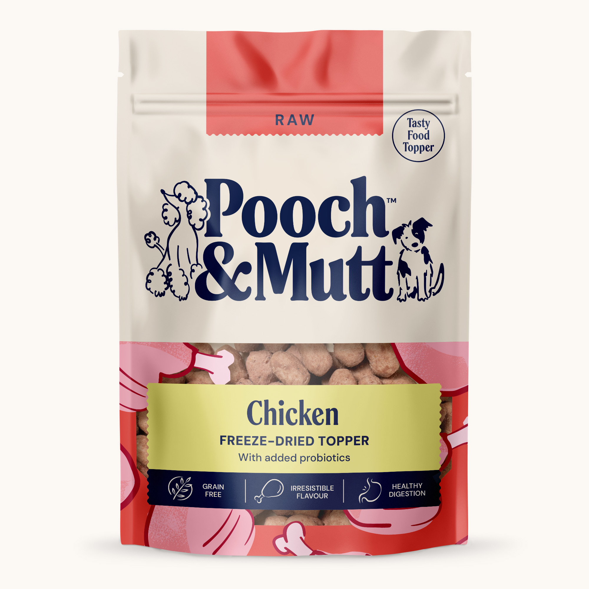 RAW FREEZE DRIED CHICKEN TOPPER 60g 2000x2000 WEB OP