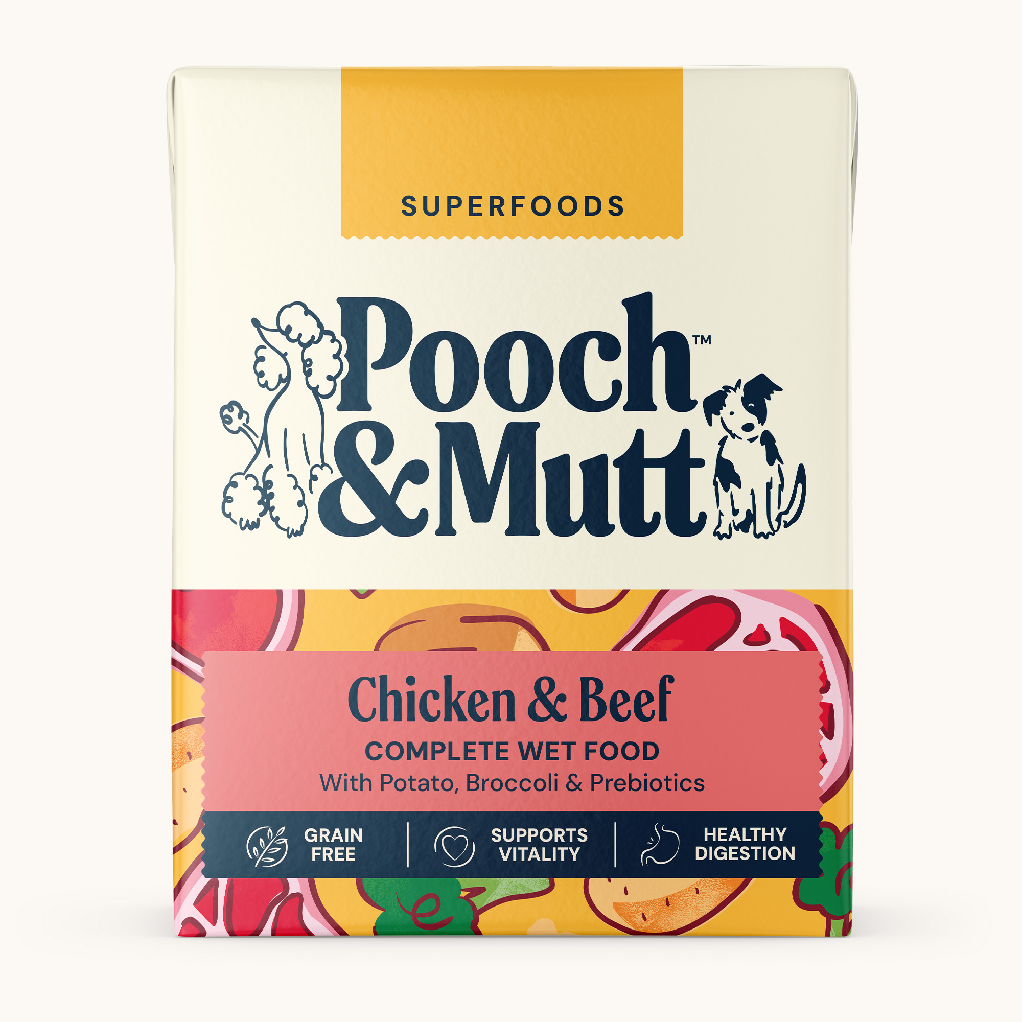 SUPERFOODS WET FOOD CHICKEN & BEEF 375g 2000x2000 WEB OP