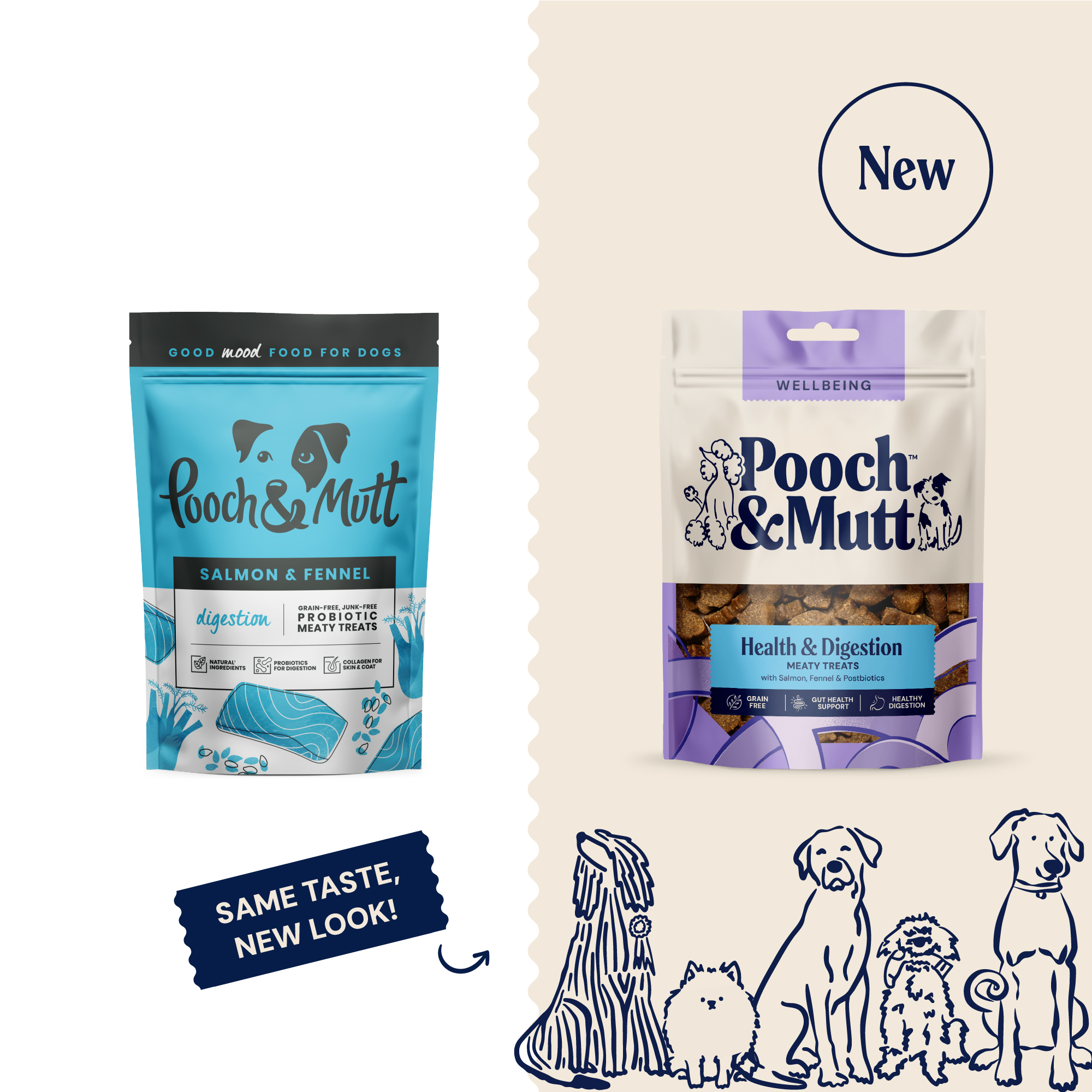 P&M NEW vs OLD TREATS WELLBEING HEALTH & DIGESTION