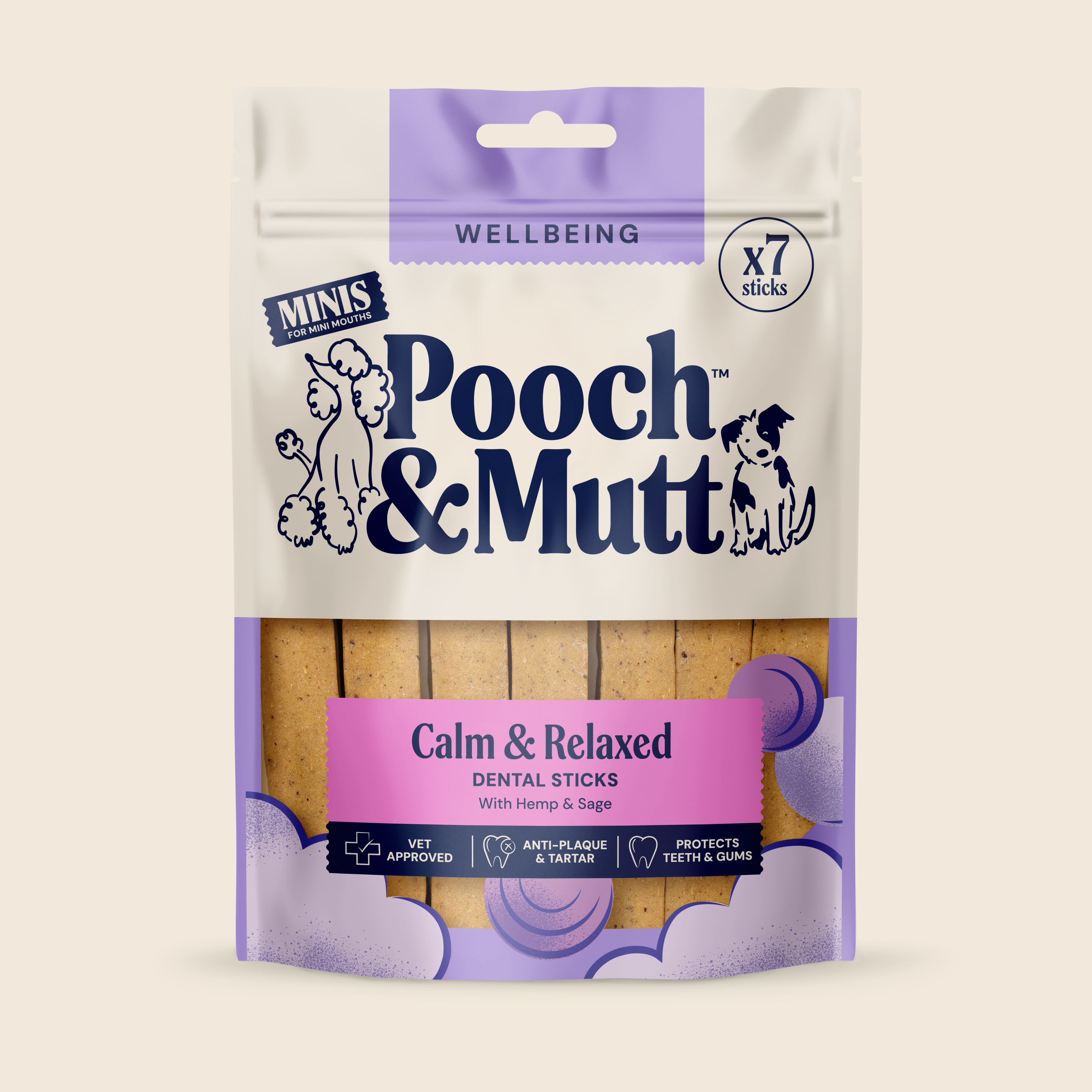 Calming Dental Sticks For Dogs Minis