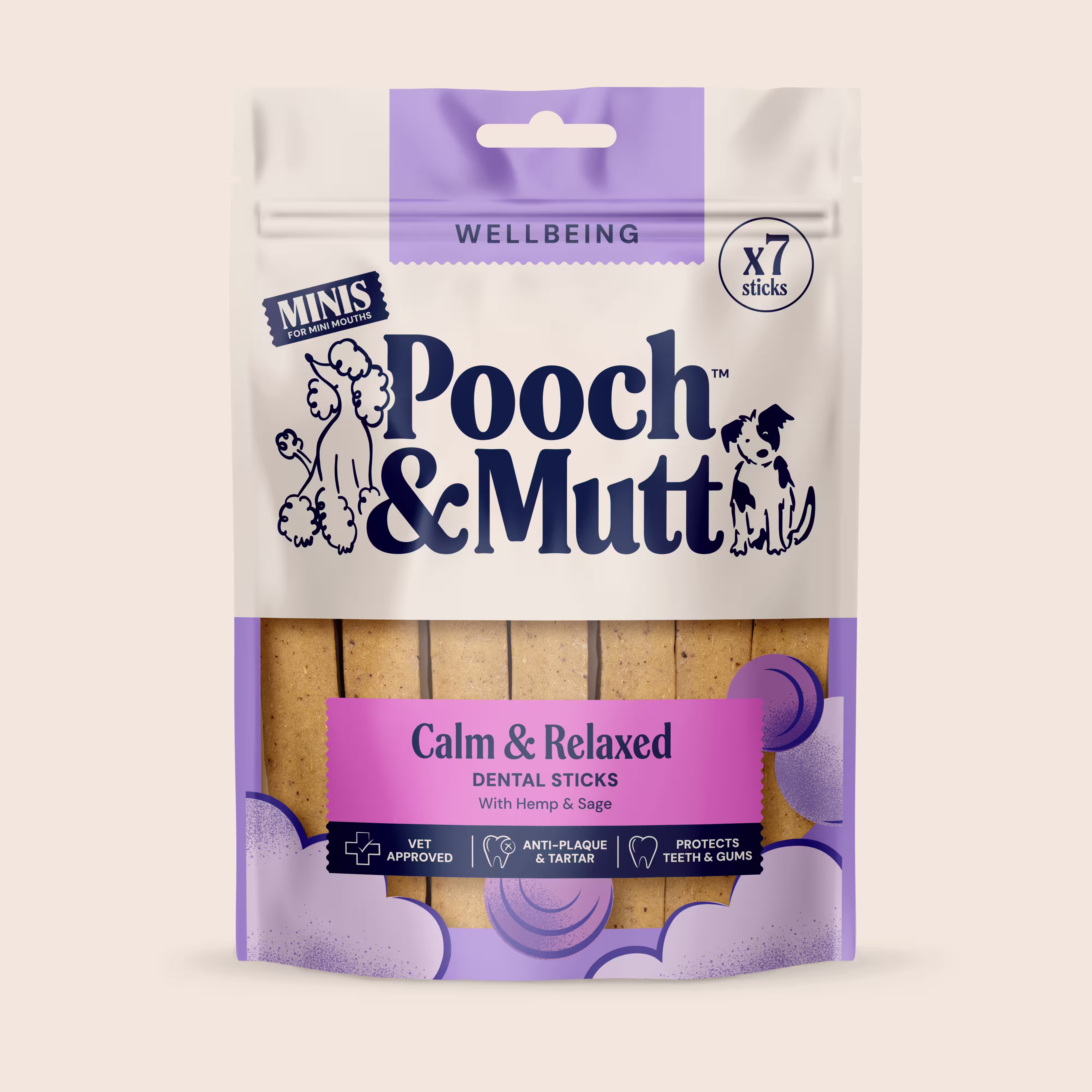 Calming Dental Sticks For Dogs Minis