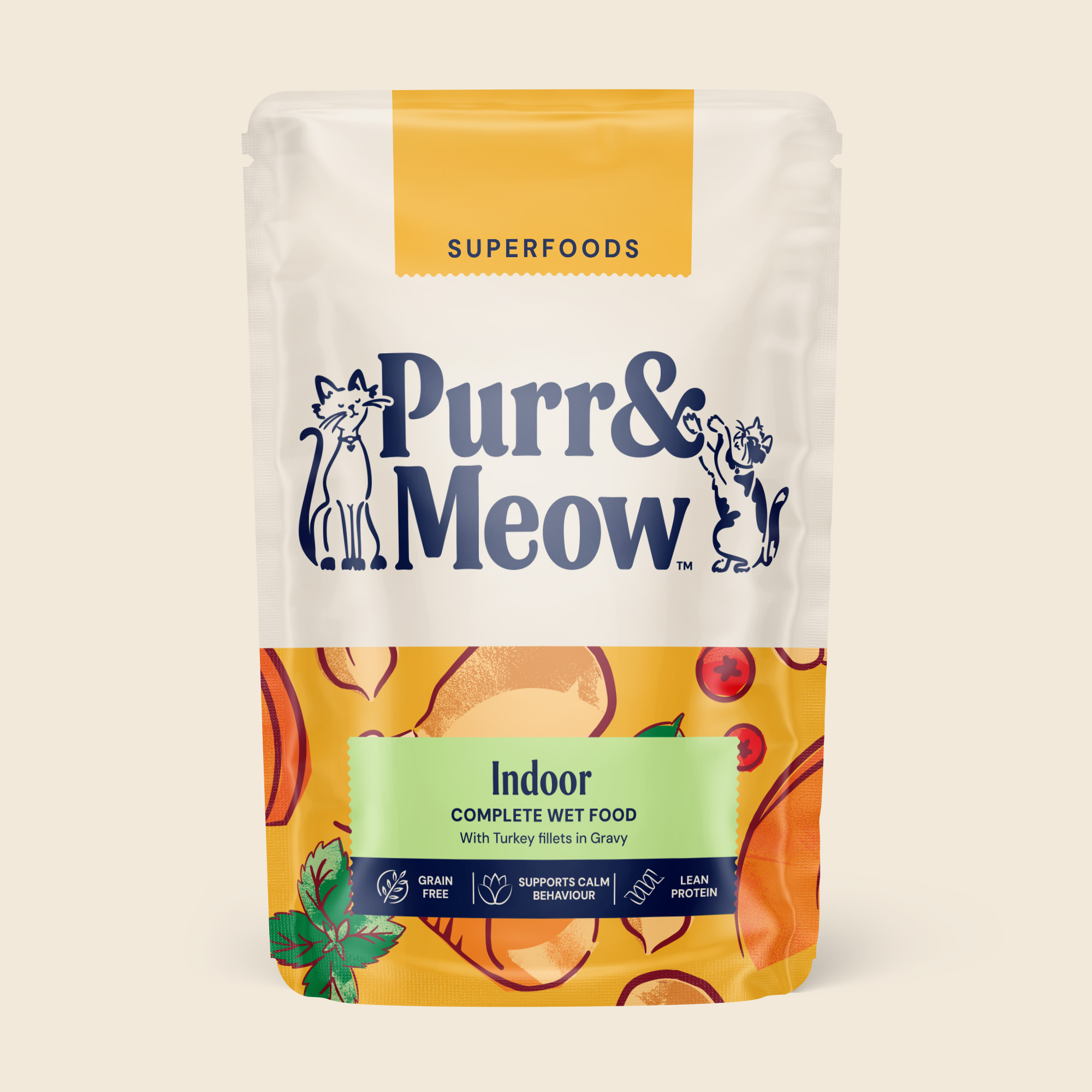 SUPERFOODS WET FOOD INDOOR 85g Cream 2000x2000