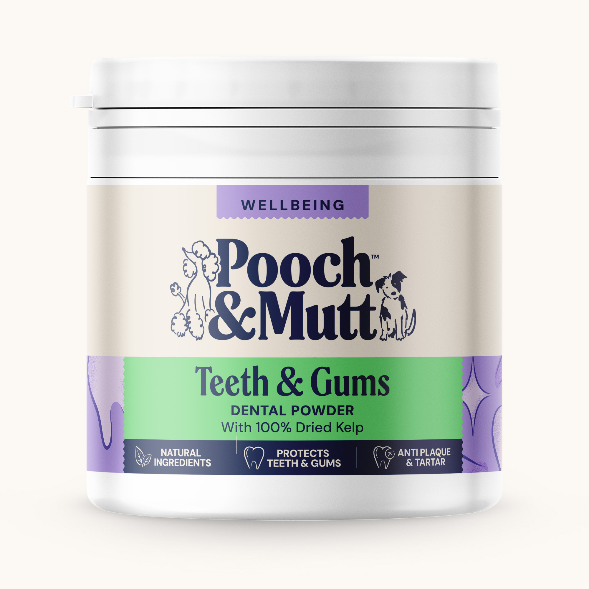 WELLBEING SUPPLEMENTS TEETH & GUMS DENTAL POWDER 100g 2000x2000 WEB OP