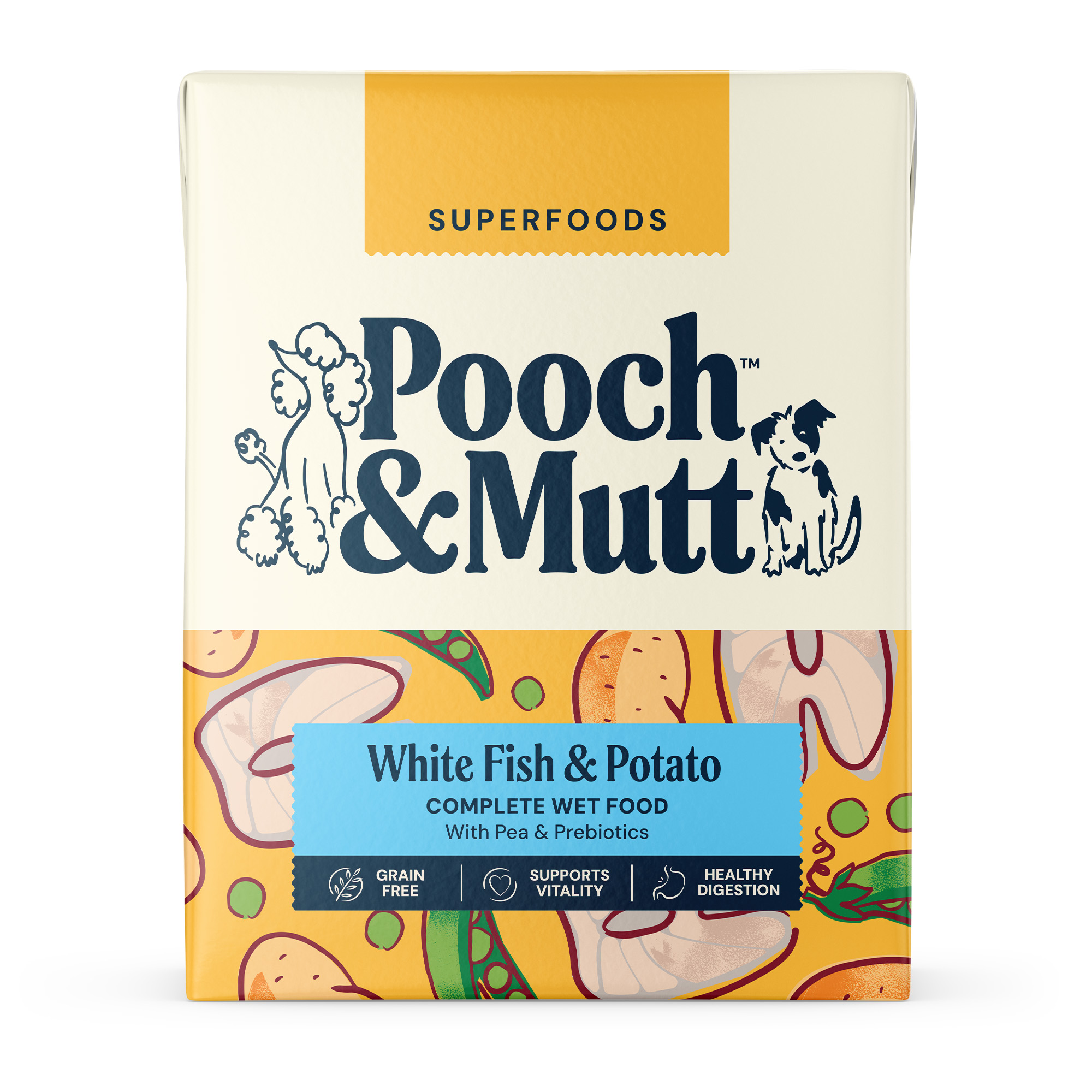 Pooch & Mutt Grain Fish, Potato & Pea Wet Dog Food