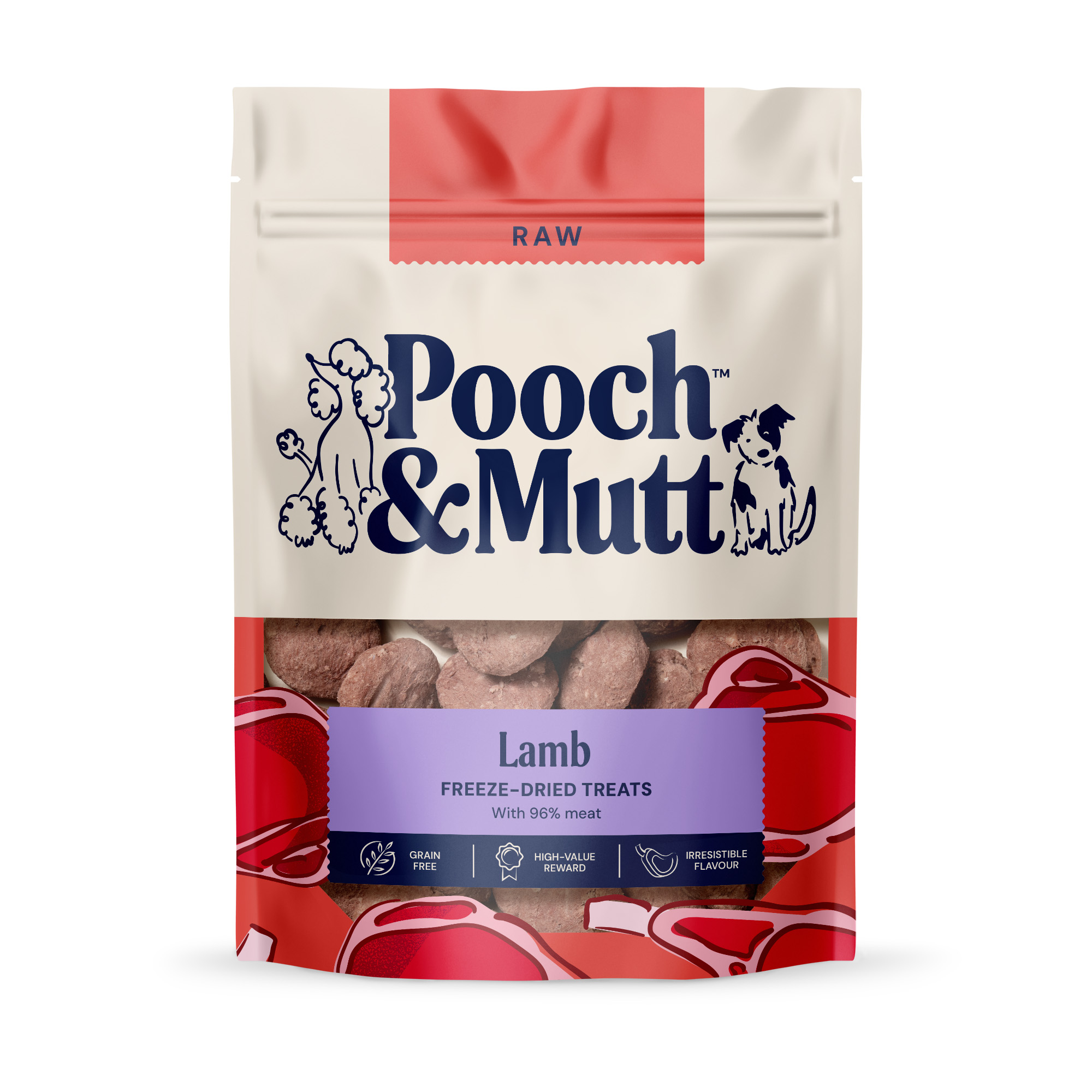 Pooch & Mutt Lamb Freeze Dried Dog Treats
