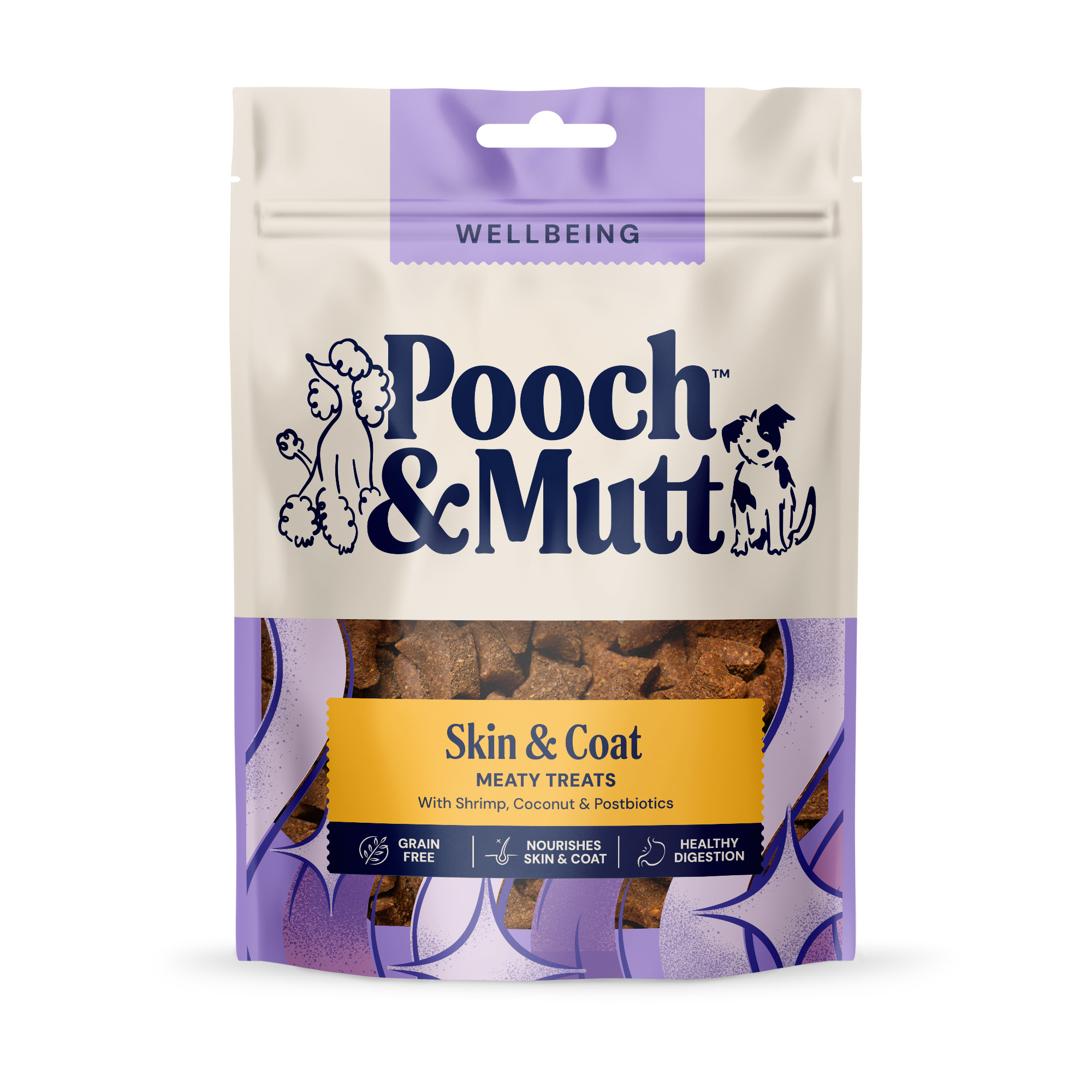  - Pooch & Mutt Shrimp & Coconut Skin And Coat Treats 120G (Pack Of 7) - Image 4