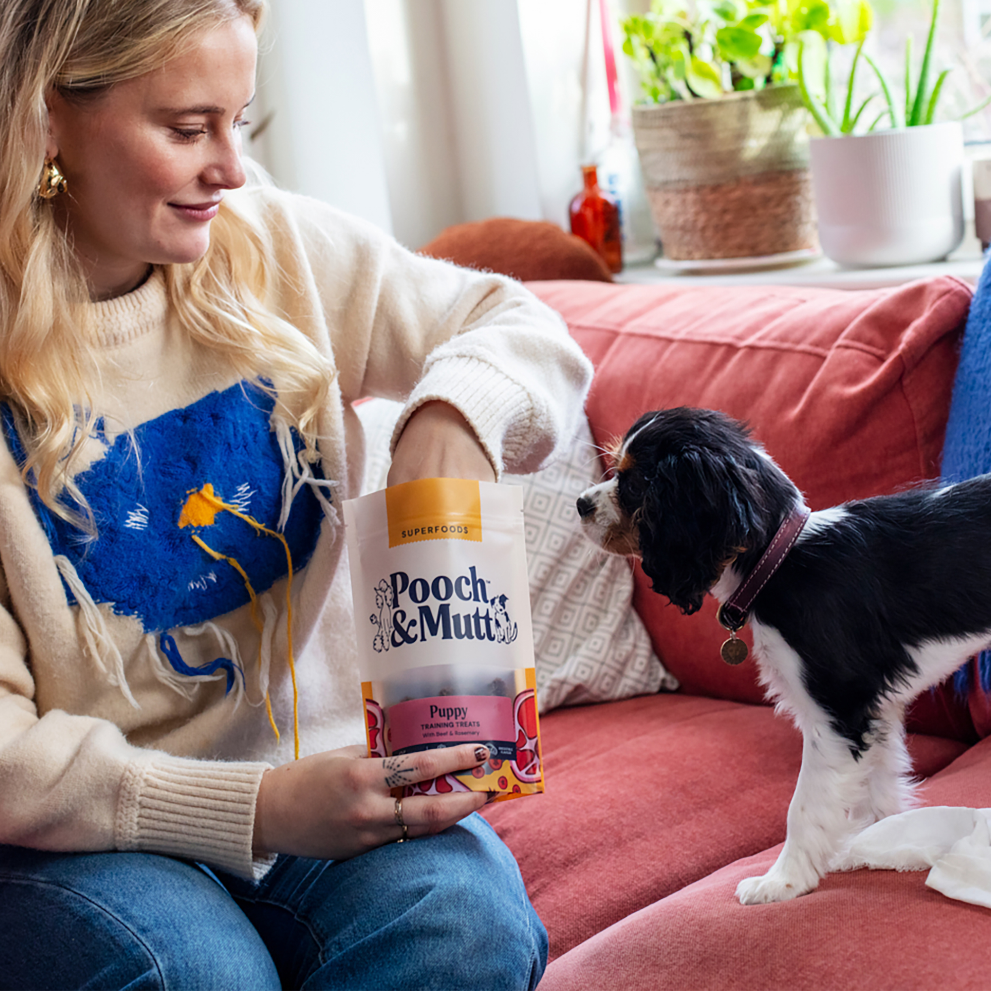 Puppy Training Treat Beef Jerky JERKBEEF 1 lifestyle2