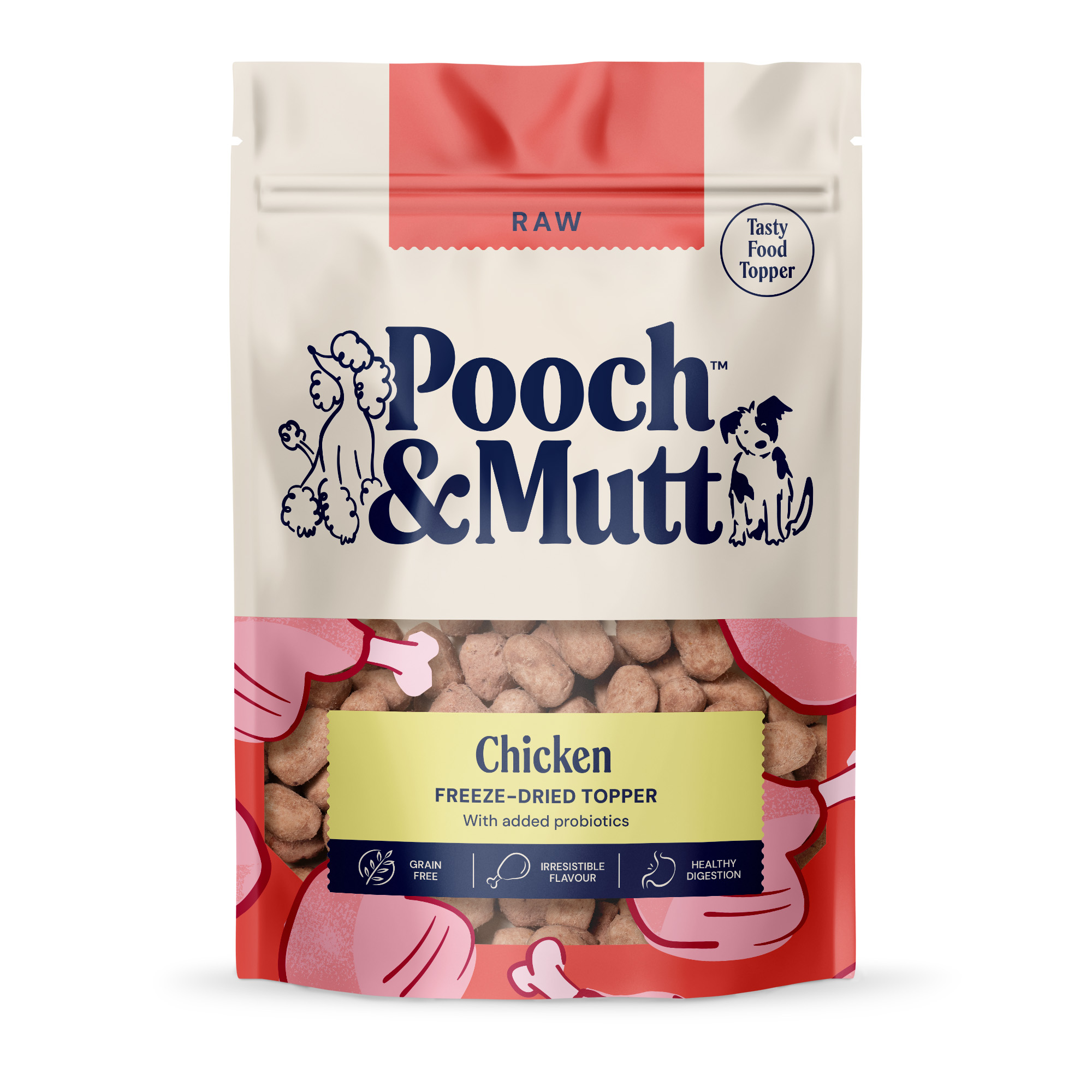 Pooch & Mutt Chicken Multifunctional Freeze Dried Dog Food Topper