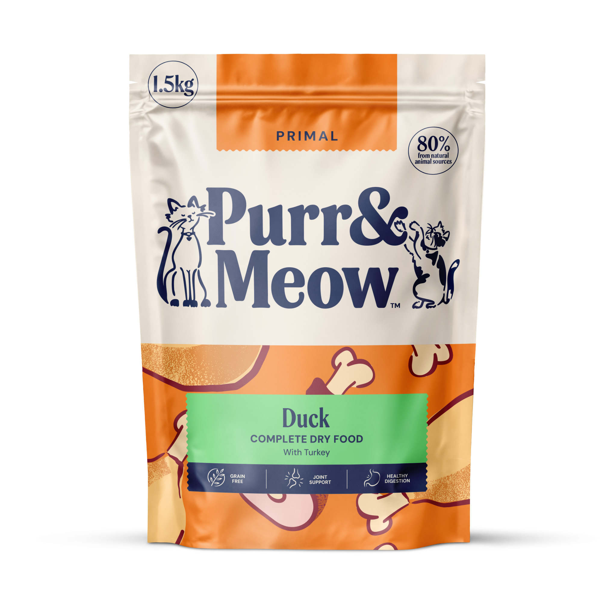 Pooch & Mutt Salmon Primal Duck & Turkey Dry Cat Food