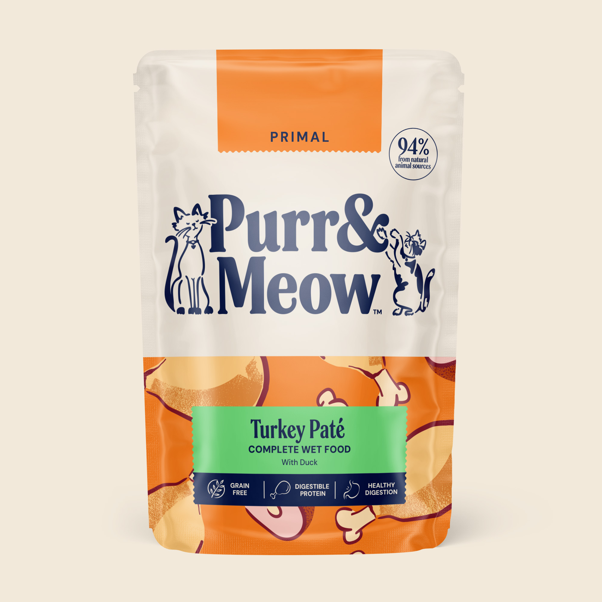 Primal Turkey Wet Cat Food