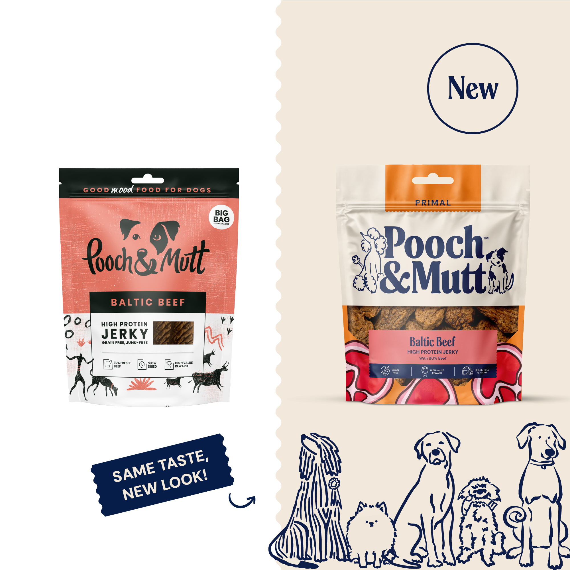 P&M NEW vs OLD JERKY PRIMAL BALTIC BEEF