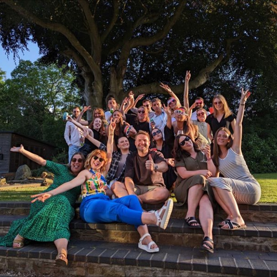 Team celebrations at Pooch & Mutt